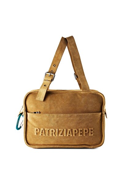 Patrizia Pepe (Im)Perfection Schultertasche Leder 35 cm