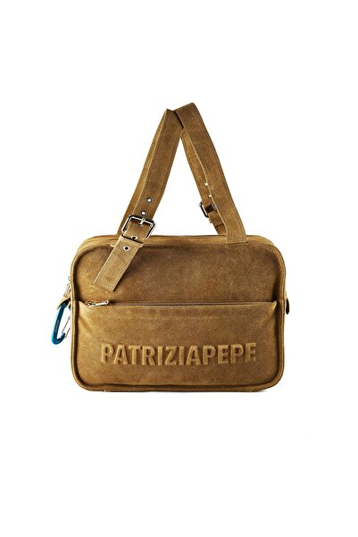 Patrizia Pepe (Im)Perfection Schultertasche Leder 35 cm