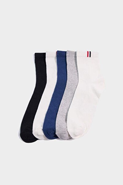 DeFacto Men's 5-Pack Cotton Socks G2098Axns