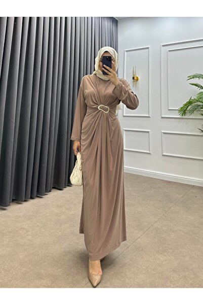 bezenstore GOLD TOKALI SANDY ELBİSE