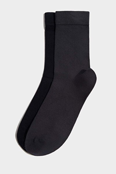 DeFacto Men's 2-Pack Bamboo Socks H1984Axns