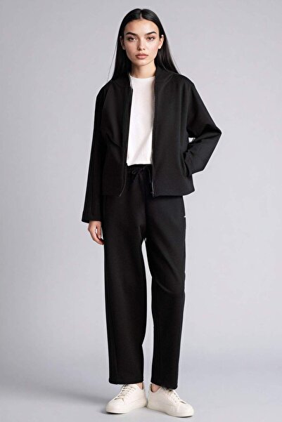 DeFacto Baggy Fit Basic Plain Scuba Diving Fabric Trousers G8157Ax26Sp