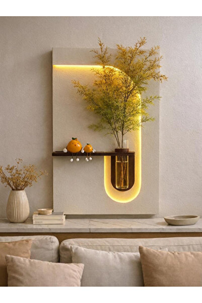 Dekor LumaFlora Özel Tasarım Modern Tablo, Dekoratif Hediyelik Ürün