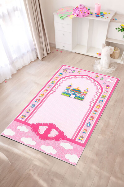 Nihai Ev Dijital Yumuşak Süngerli Kaymaz Taban Antialerjik Çocuk Seccadesi