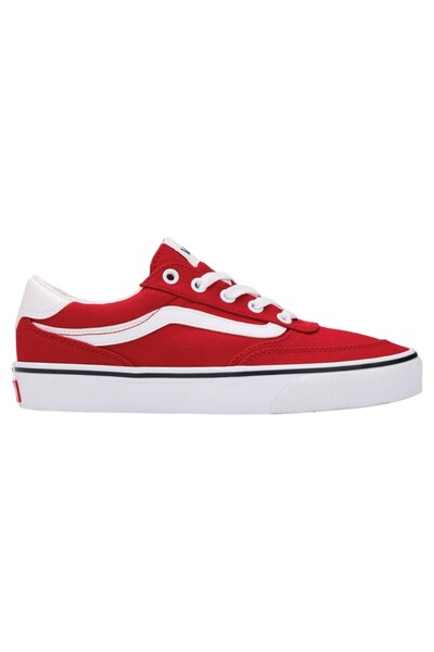 Vans حذاء رياضي نسائي باللون الأحمر من Brooklyn Ls Vn000ebsgh31