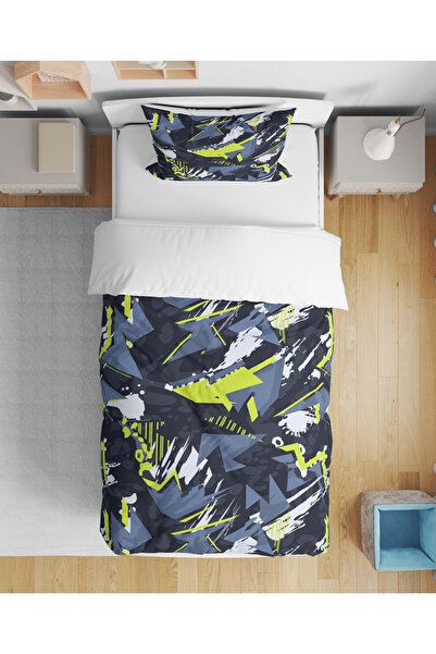 Home Colorful Youth Room Patterned 3D Digital Printed Single Youth Men's Duve...