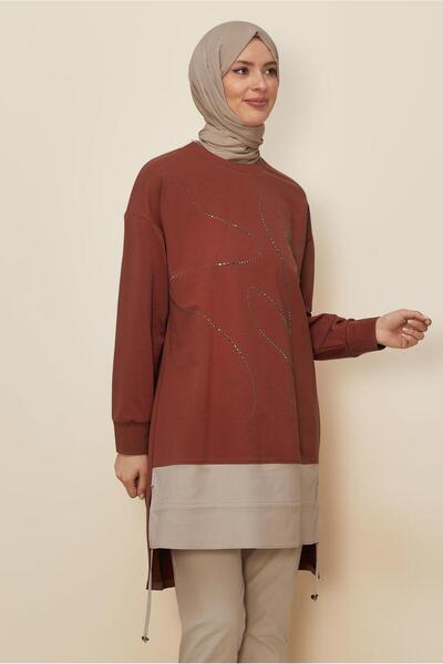 Alvina STONE PRINTED TRACKSUIT TUNIC 44182