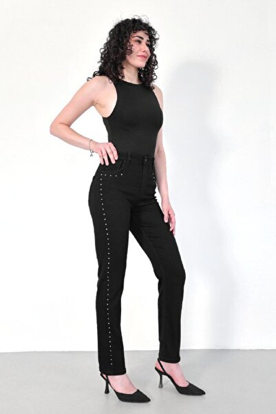 LACARINO 7949 Straight Fit Women's Jean Trousers