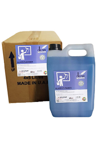 Dowclean DOW CLEAN GLASS CLEANER, 4 X 5LTRS
