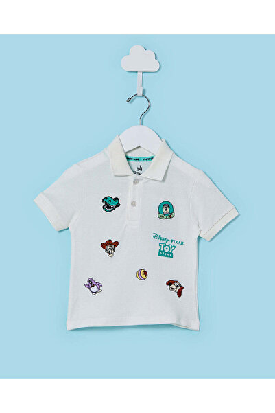 REDTAG Infant Boys White Polo Shirt