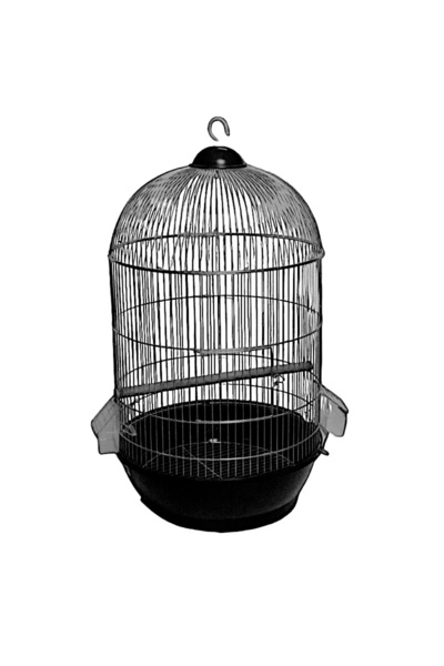 Dayang Yuvarlak Kafes 40x70cm Siyah