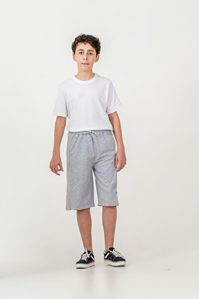 Mışıl Kids Left Leg Embroidered Boys' Shorts