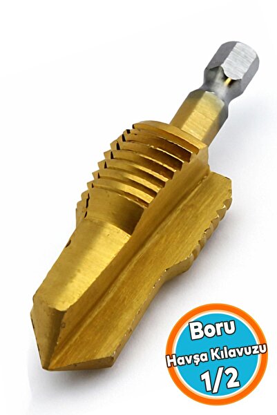 NZB Profesyonel Boru Havşa Kılavuz 1/2 İç Diş Açma Aparatı Su Tesisatı Metal ...