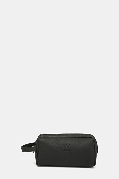 W Collection Black Leather Handbag