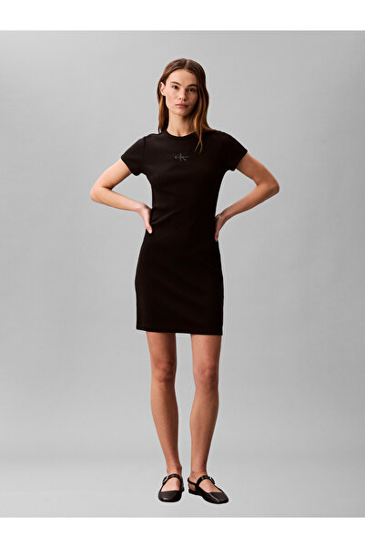 Calvin Klein Jeans Ss Monologo Baby Rib