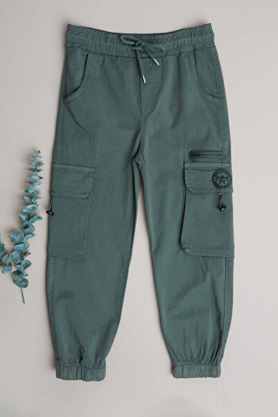 Fulla Moda Штани з еластичним поясом і кишенями для вантажу для хлопчиків