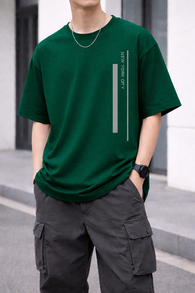 ArtYus Μπλουζάκι Unisex με στρογγυλή λαιμόκοψη, από βαμβάκι με στάμπα Νέας Υό...