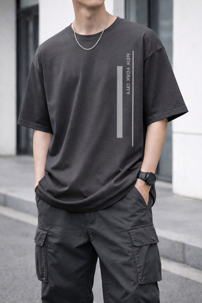 ArtYus New York City Printed Cotton Relaxed Fit Round Neck Unisex T-Shirt