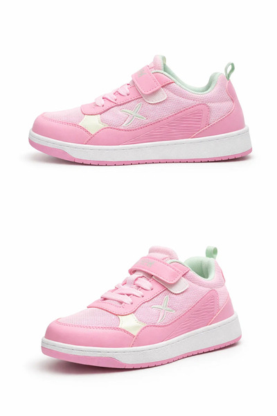 Liarca Pink Children's Daily Thin Sole Lace-Up Comfortable Daily Walking Spor...