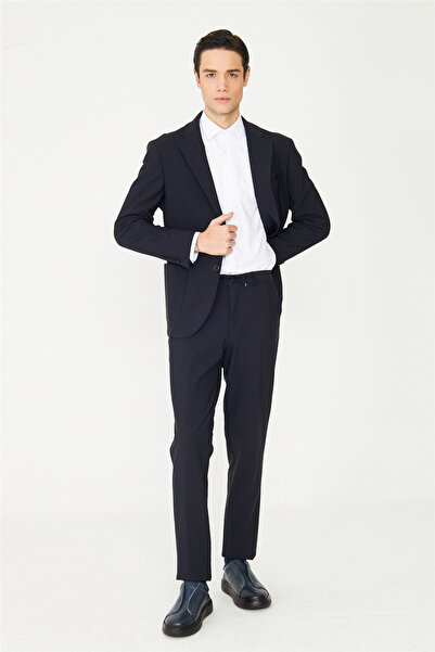 White Stone Navy Blue Stylish and Comfortable Suit