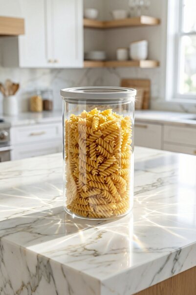 ACAR Mirage Borosilicate Glass Jar Gray - 950 ml