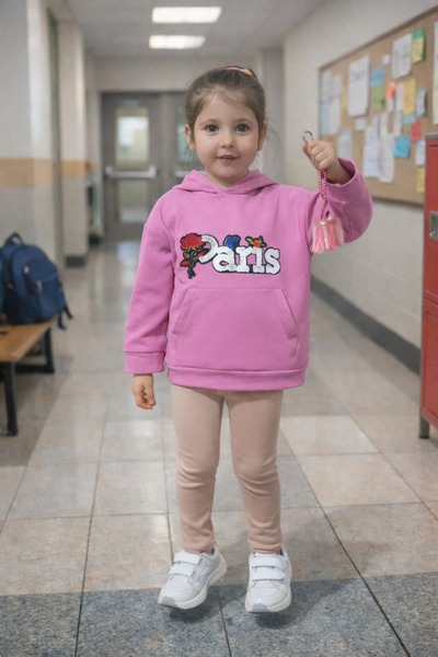 canmana kids&baby Комплект с качулати клинчета с кенгуру джобове, горна и дол...