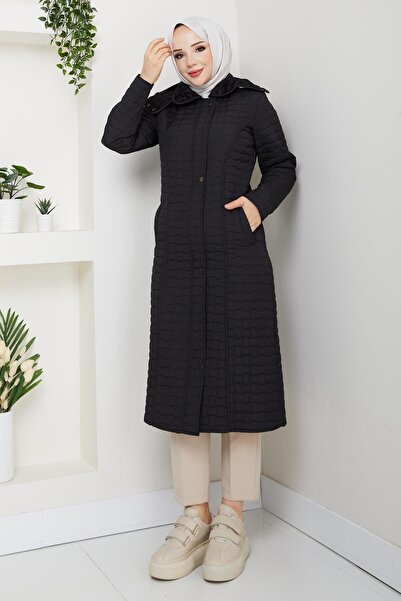 ESLEMNUR 110cm inside velboali quilted coat
