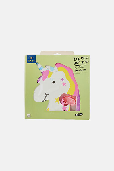 Tchibo زينة مقود دراجة الأطفال على شكل يونيكورن، وردي