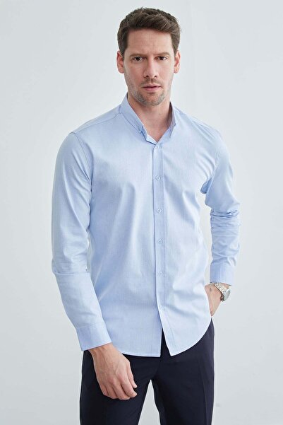 Fulla Moda Cămașă cu model, cu aspect de in