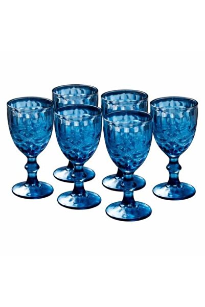 Generic مجموعة أكواب زجاجية شفافة - ست قطع