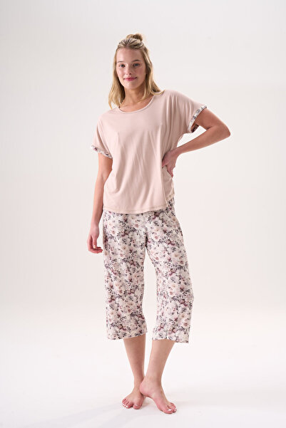 Etoile Bamboo Short Sleeve Women's Capri Set 26404