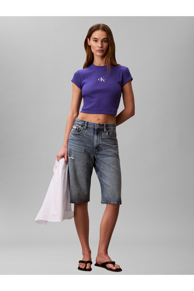 Calvin Klein Jeans Monologo Baby Rib Tee