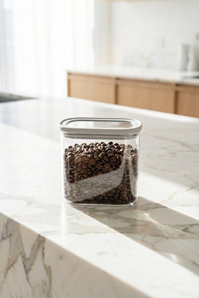 ACAR Mirage Borosilicate Glass Jar Gray - 650 ml