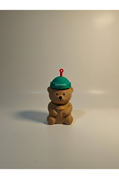 SZD Design سلسلة مفاتيح بتصميم شخصية باريستا تيدي بيرستا مع مقصورة مخفية