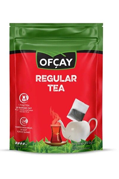 Ofçay Regular Tea 30 Adet X 30 GR Eko Demlik Poşet Çay