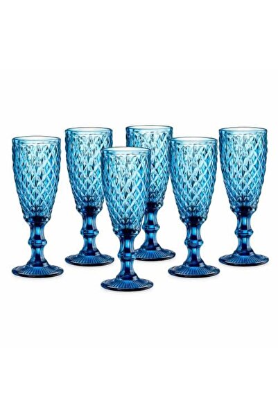 Generic Set of 6 Glass Cups with Luxurious Design