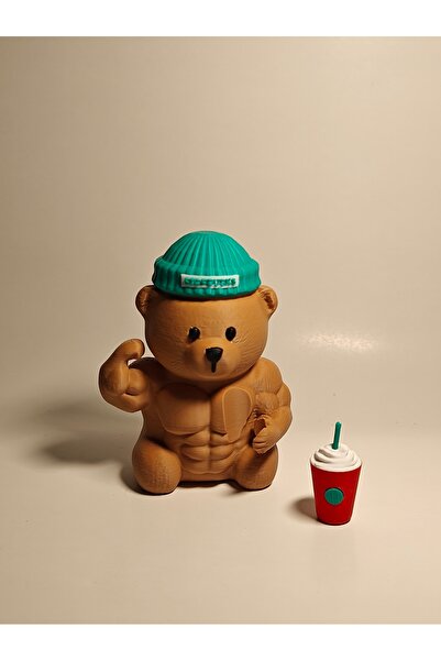 SZD Design Bearist Мускулест мечок бариста ключодържател