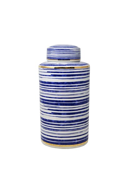 Sagebrook Home 14" TEMPLE JAR, YELLOW