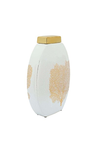 Roots Furniture Magnolia Ginger Jar,Blue/White