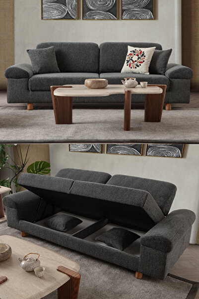 indes home Armada 3'lü Koltuk Antrasit