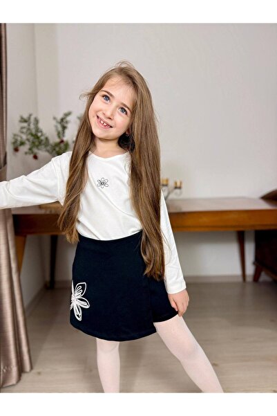 ARBİ kids Set de sărbătoare din două piese pentru fete, cu broderie, compus d...