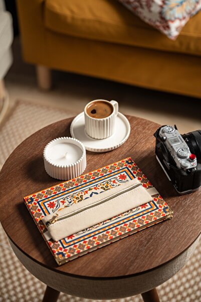 Madetotr Özel Tasarım A5 Sert Kapak Ajanda Seti (Kılıf + Kalem + Kalemlik)