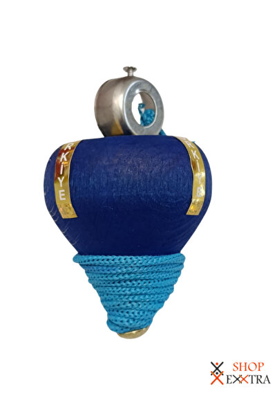 shopExxtra Nostaljik İpli Ahşap Topaç - Canlı Renk Seçenekli