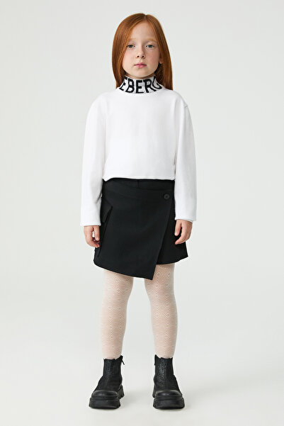 Iceberg Girl Black Shorts Skirt