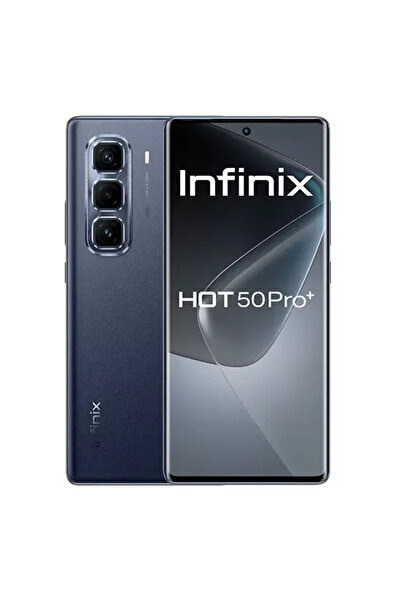 INFINIX Smartphone Hot 50 Pro+, 256GB, 8GB RAM, Dual Sim, 4G, Sleek Black