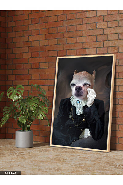 Evinemoda Džentlmen pas, jednodijelna slika u drvenom okviru