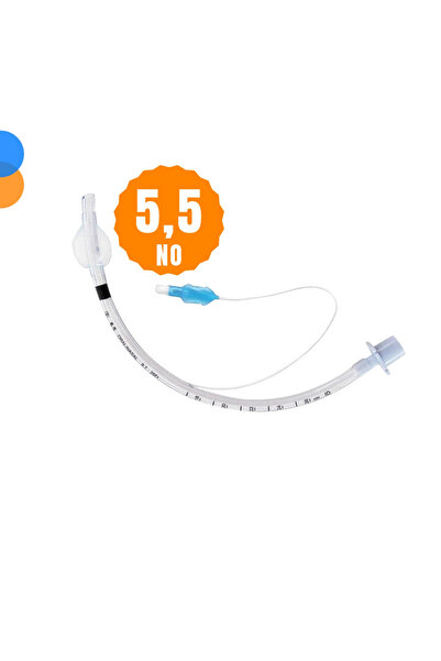 Sağlıklı Yaşam Entübasyon Tüpü (Endotrakeal tüp) Kaflı (Balonlu) No: 5,5