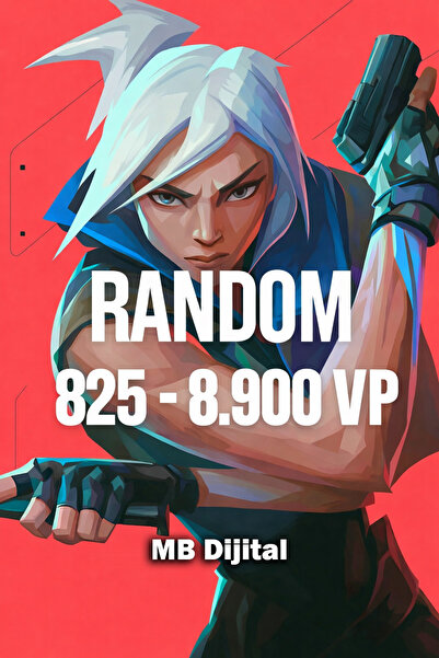 Valorant 825 - 8.900 Vp Arasi Random Vp