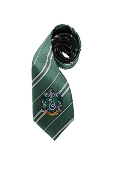 Yuchicly Green Striped Patterned Unisex Tie – Classic Design with Metallic De...
