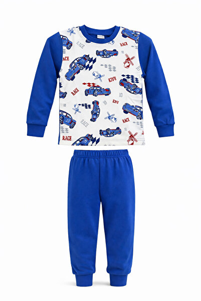 REMSA Set de pijamale din bumbac cu model pentru băieți 6068-17 Saks01